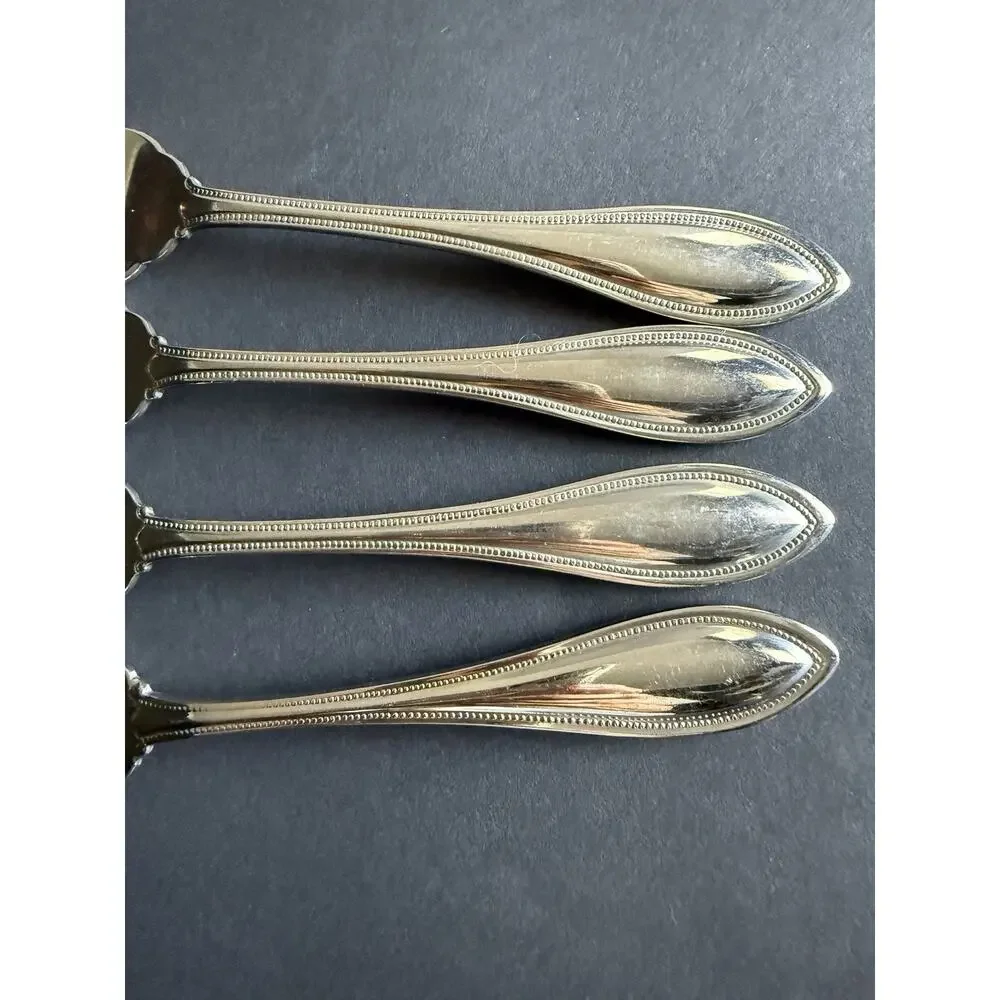 Vintage Oneida Arbor American Harmony 4 Salad Forks Stainless USA